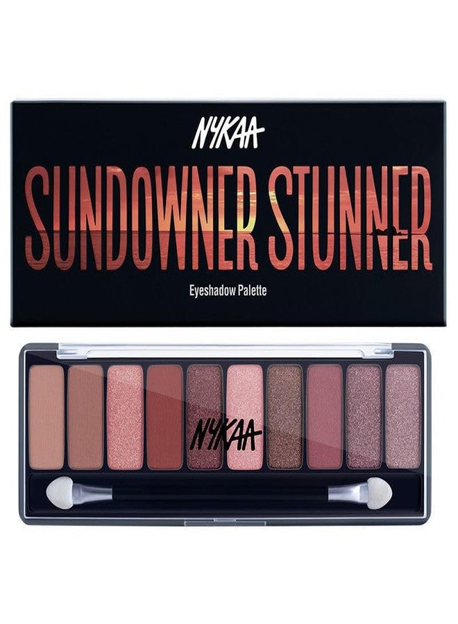Nykaa Eyes On Me! 10-in-1 Eyeshadow Palette - Sundowner Stunner - Image 1