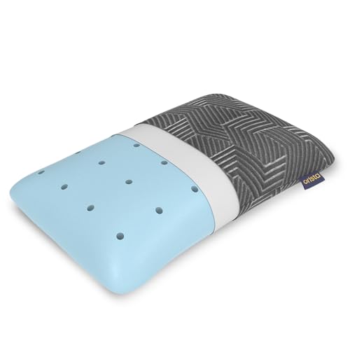 Orista™ Advance Gel Blended Memory Foam Sleep Enhancer Pillow | 2 Year Warranty | Cushions Neck & Shoulder Pain Relief | Orthopedic Pillow Back Side & Stomach Sleepers | 21 x 14 x 4.5 Inch | Set of 1 - Image 1