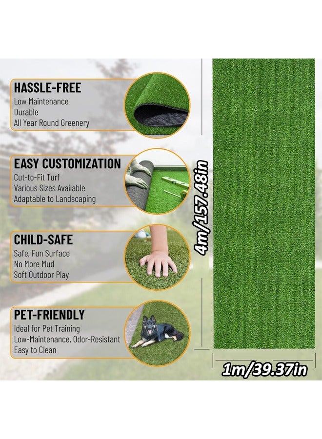 عشب صناعي عشب صناعي أخضر سجادة عشب صناعي سجادة عشب صناعي واقعي عشب صناعي فاخر عشب صناعي سميك عشب للحيوانات الأليفة عشب احترافي للكلاب سجادة خارجية ديكور حديقة الفناء - Image 2