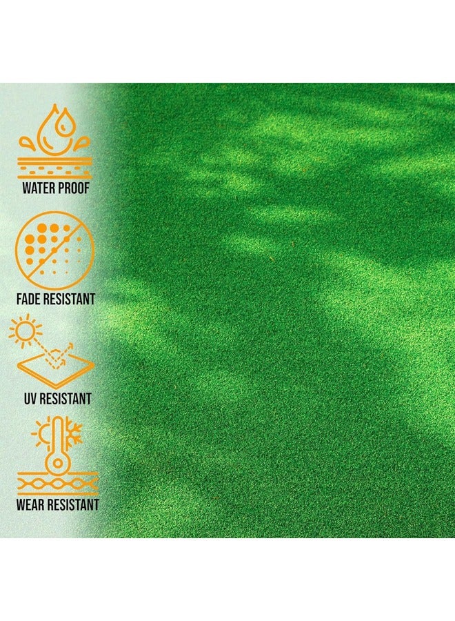 عشب صناعي عشب صناعي أخضر سجادة عشب صناعي سجادة عشب صناعي واقعي عشب صناعي فاخر عشب صناعي سميك عشب للحيوانات الأليفة عشب احترافي للكلاب سجادة خارجية ديكور حديقة الفناء - Image 4