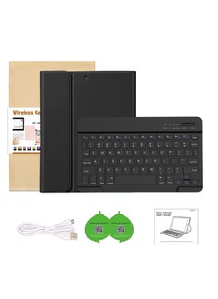 Generic New iPad 9 iPad 8 iPad 7 10.2 Inch Air 3 Pro 10.5 Keyboard Case Cute Round Key Color Keyboard Wireless Detachable BT Keyboard Cover for iPad 9th 8th 7th Air 3rd Generation Black  - Image 2