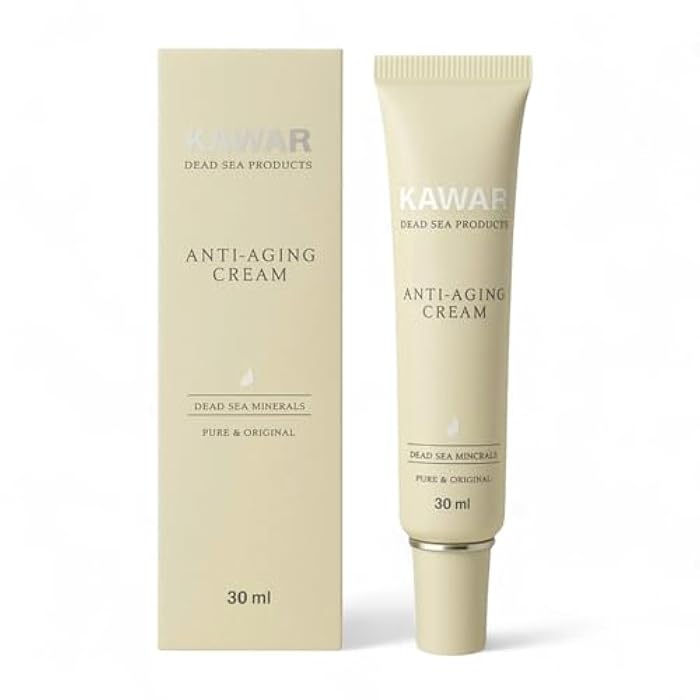KAWAR Dead Sea Anti-Aging Extra-Firming Neck, Face and Décolleté Cream | Anti-Aging Moisturizer | Visibly Firms, Smoothes and Lifts | Minimizes Appearance Of Wrinkles | Targets Dark Spots | 1 Oz - Image 1