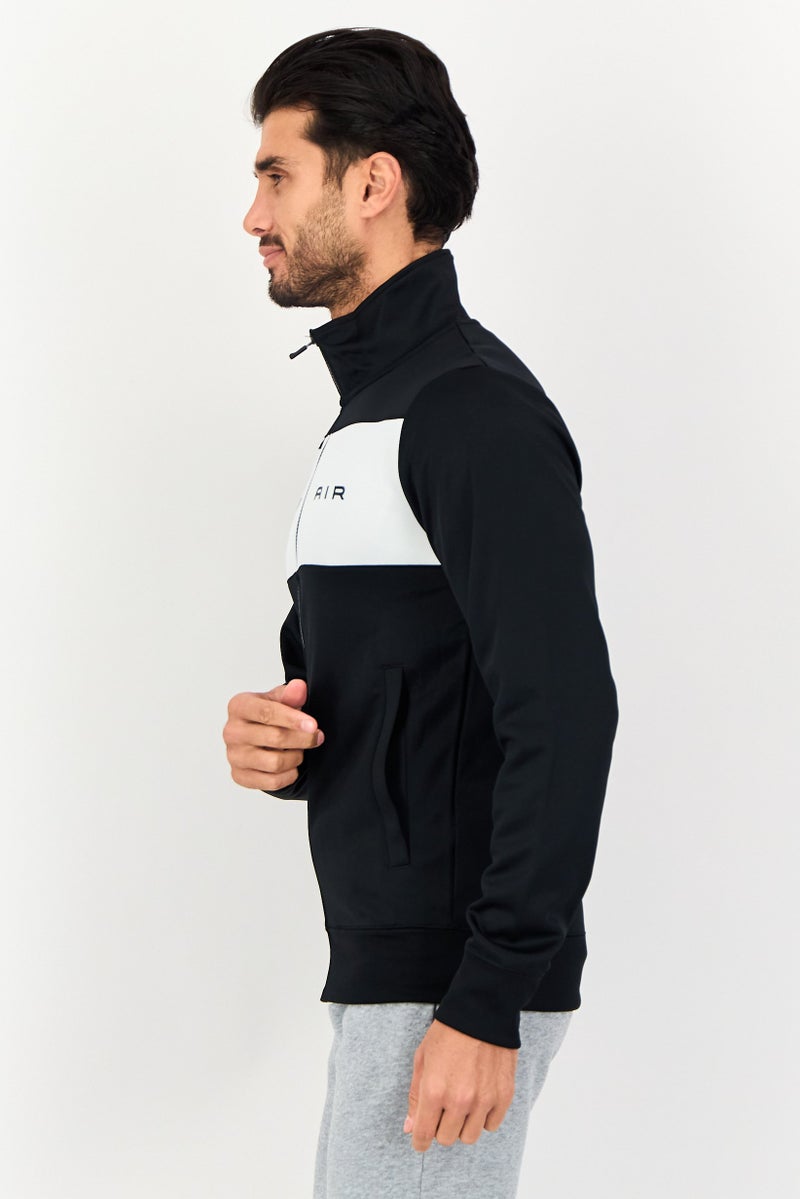 Nike Men Sportswear Fit Long Sleeve Training Track Jacket, Black - Image 3