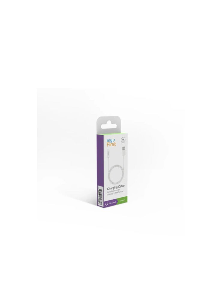 myFirst Magnetic Charging Cable Compatible with Fone S3/S3+, Charging and Data Transfer, 3Ft Length - White - Image 2