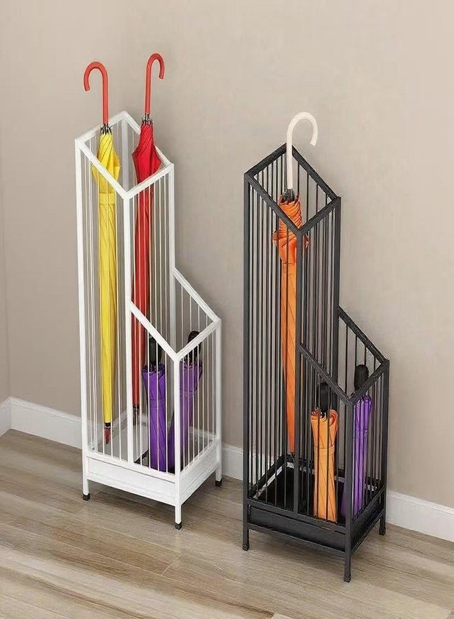 dboodb Elegant Metal Umbrella Storage Stand Rack Waterproof Entryway with Decorative, Durable Home & Hotel Entryway, Modern Home Decor, Office Entrance Stylish - Image 5