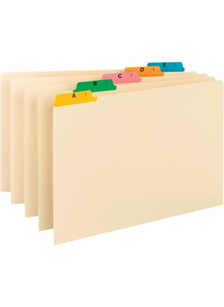 Smead 52180 Recycled Top Tab File Guides Alpha 15 Tab ManilaColor Legal Set of 25 - pzsku/ZBA2E8902239364B1DCFDZ/45/1747233234/58c2c508-0f79-451c-aeed-0c9675fa2e77