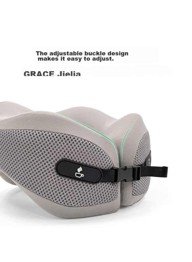 Yuzhaolin U-Shaped Pillow, Travel Pillow, Neck Support Pillow, Neck Pillow For Airplane And Car, Headrest For Office And Nap - Image 4