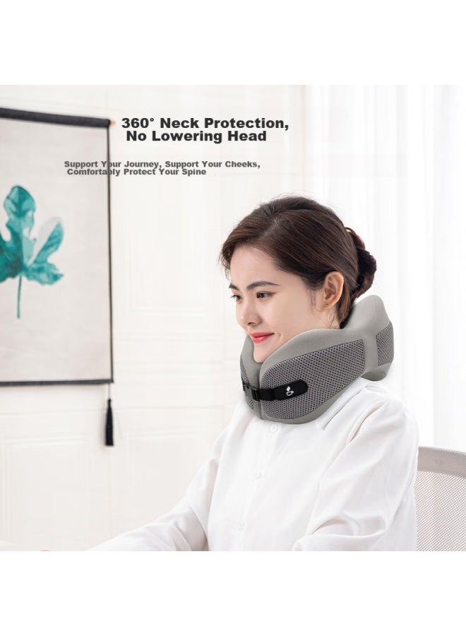 Yuzhaolin U-Shaped Pillow, Travel Pillow, Neck Support Pillow, Neck Pillow For Airplane And Car, Headrest For Office And Nap - Image 2