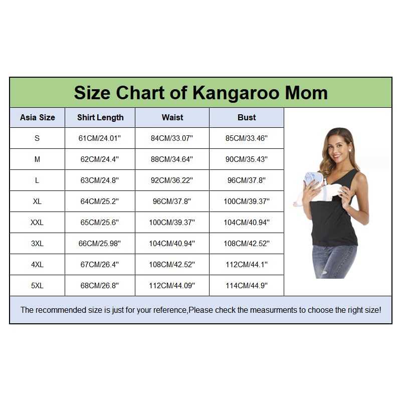 amropi Women's T-Shirts Soothe V Neck Sleeveless Kangaroo Tank Tops (Black,XL) - Image 4