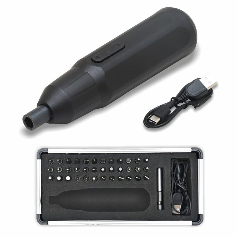 TOMAHAWK TSD36pc 36Piece Multipurpose Mini Handheld Screwdriver Set for Home36V Compact Reversible LED Indicator Electric Screwdriver for RC Laptop Phone Computer ElectronicsColor May Vary - Image 1