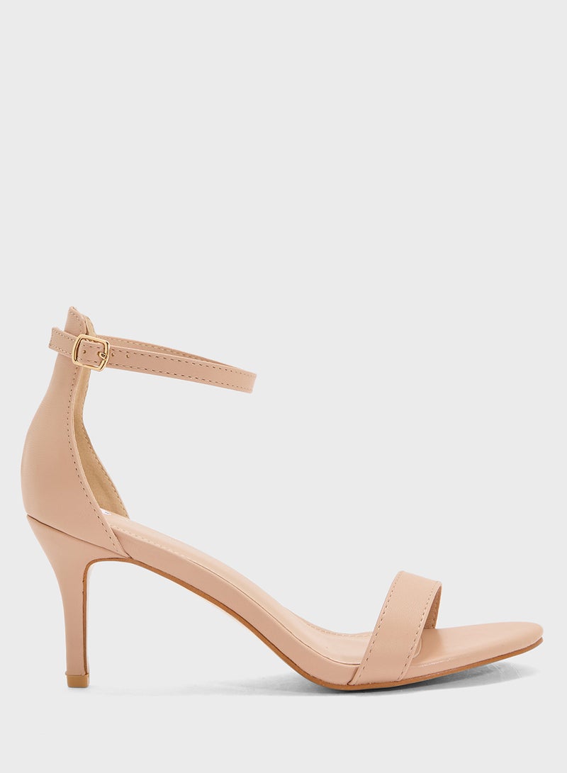 آن ميشيل صندل بكعب متوسط وحزام للكاحل - Image 1