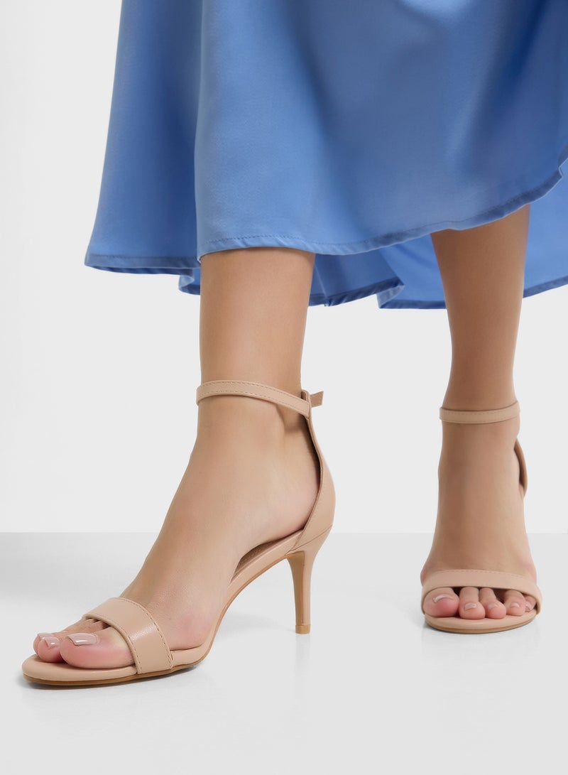 آن ميشيل صندل بكعب متوسط وحزام للكاحل - Image 5