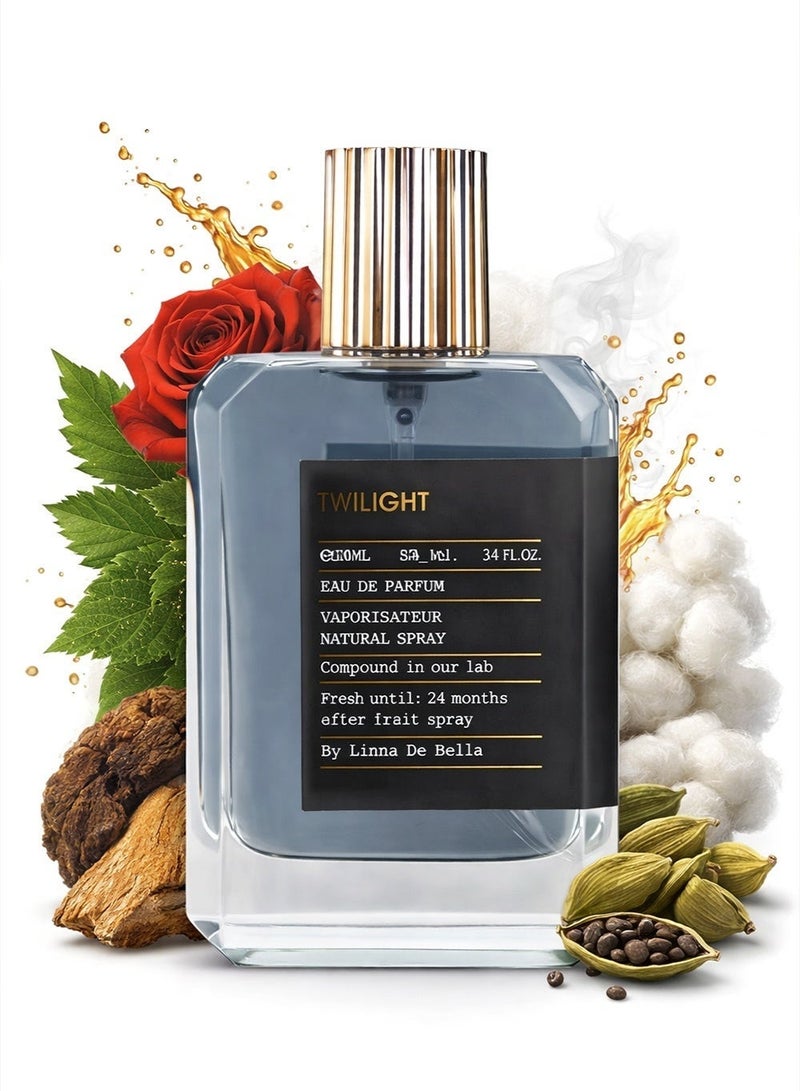 لينيا دي بيلا مجموعة ناتشر توايلايت 100 مل عطر فاخر طويل الأمد للرجال | عطر فاخر لكل مناسبة - Image 1