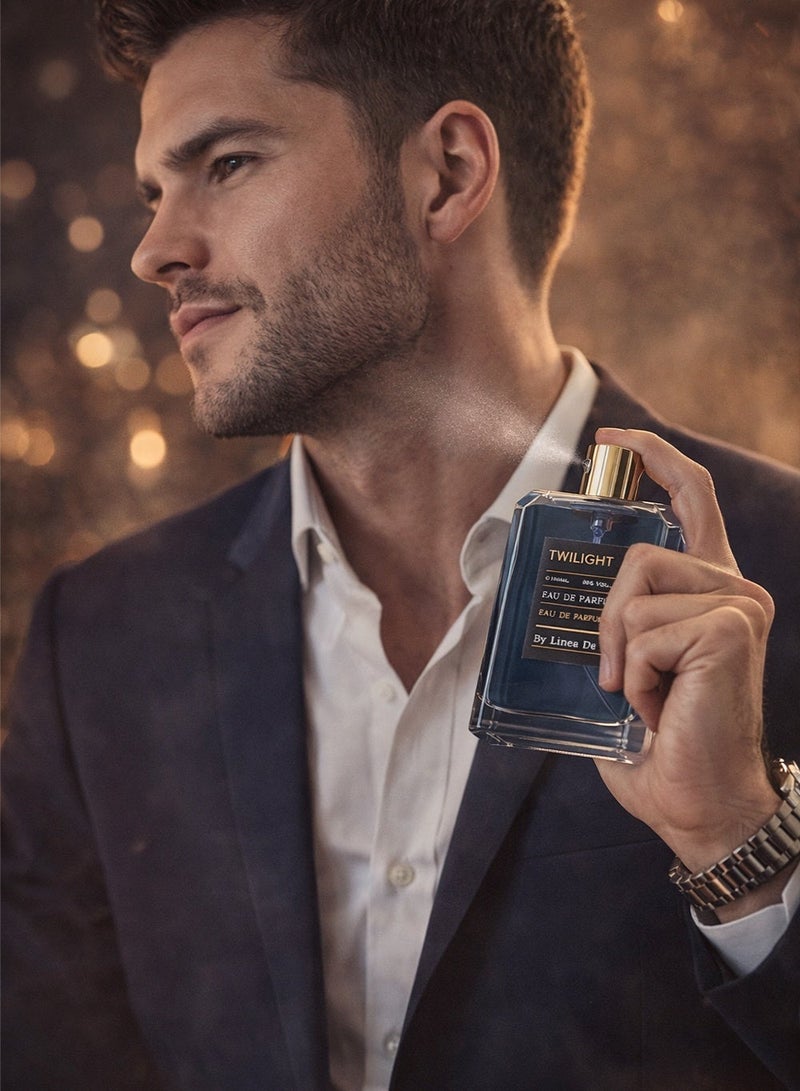 لينيا دي بيلا مجموعة ناتشر توايلايت 100 مل عطر فاخر طويل الأمد للرجال | عطر فاخر لكل مناسبة - Image 3