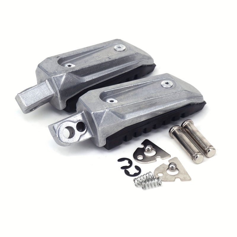 Black Rear Footpeg Brackets for Suzuki GSX1300R GSX650 GSX1400 V Strom - Image 4
