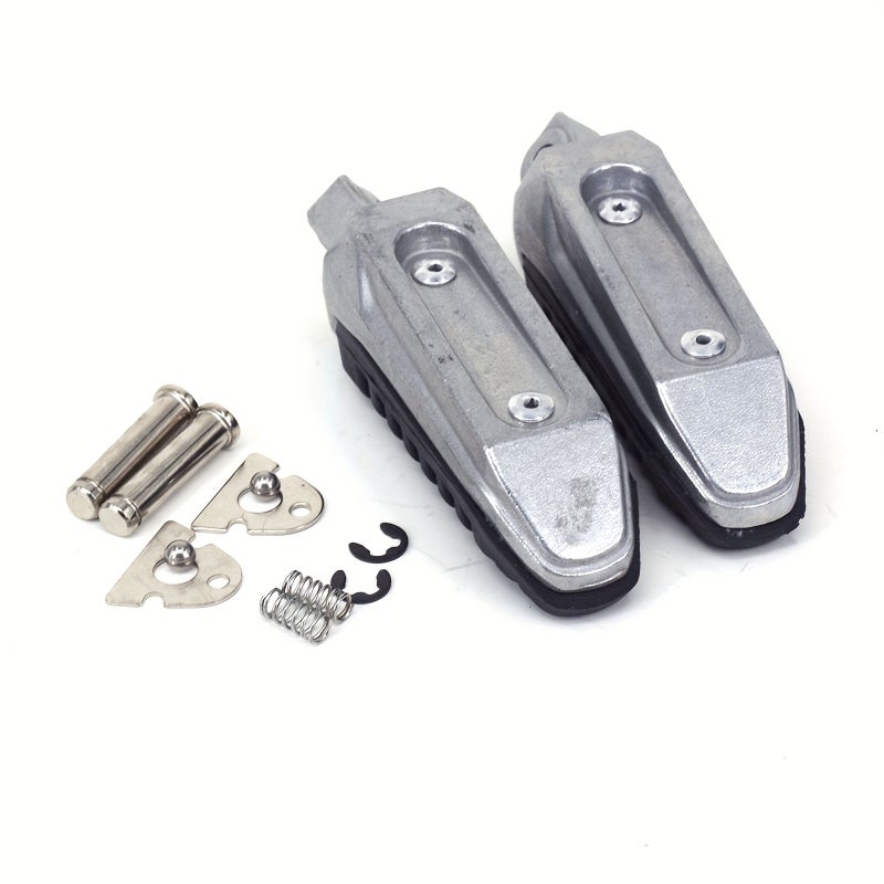 Black Rear Footpeg Brackets for Suzuki GSX1300R GSX650 GSX1400 V Strom - Image 5