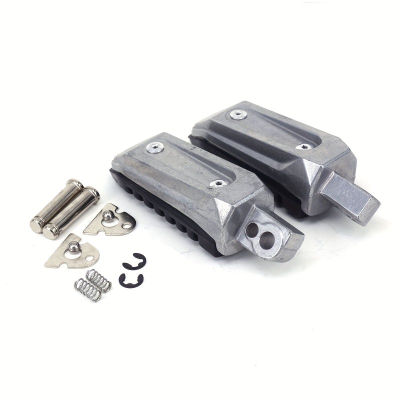 Black Rear Footpeg Brackets for Suzuki GSX1300R GSX650 GSX1400 V Strom - Image 3