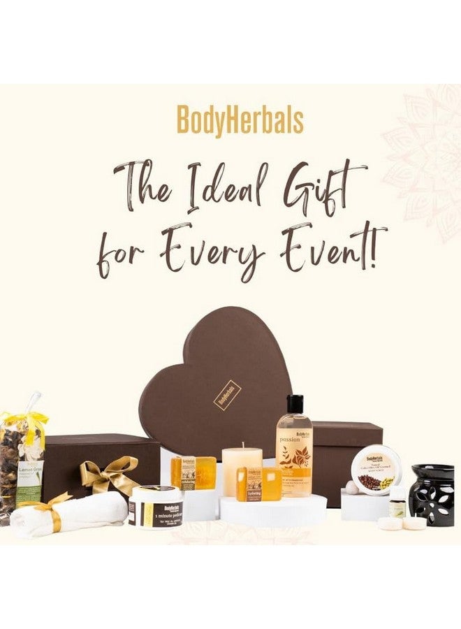 BodyHerbals Vanilla Bath And Body Care Gift Set For Women And Men| Luxury Skin Care Kit With Spa Accessories | Gift Box Hamper For Couple| 8 Pcs| Luxury Gift For Birthdays, Anniversaries, Christmas And Special Celebrations| 100 % Vegan - Image 4