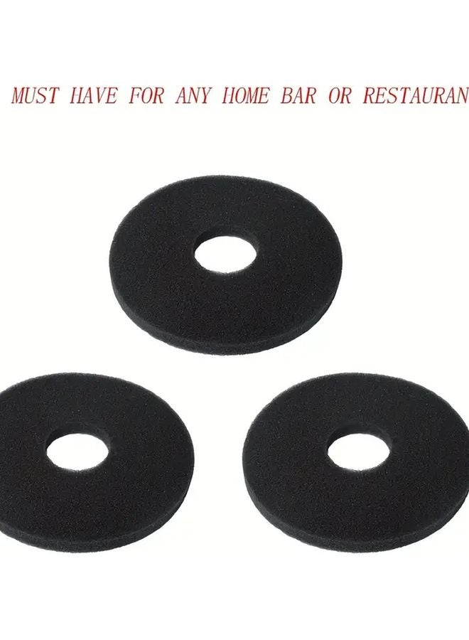 3pcs Salt Edge Replacement Sponge For Bar Grinder And Cocktail Glass Set - Image 1