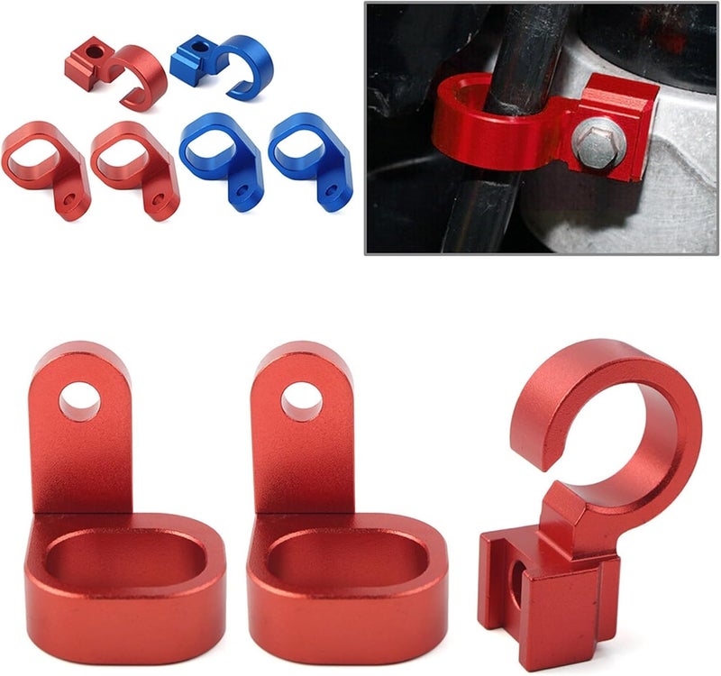 Wivplex 3 PCS Motorcycle Brake Hose Line Clamp Set - Image 3