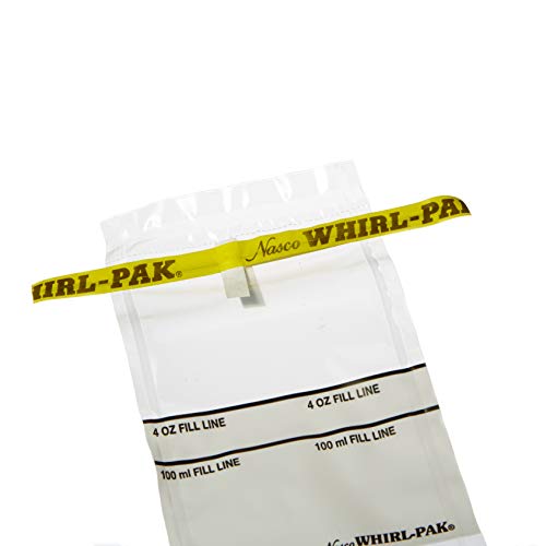 Nasco Whirl-Pak B01062WA Write-On Bag, 7.5cm L x 18.5cm W, 0.057mm Thickness, 118ml Capacity (Box of 500) - Image 3