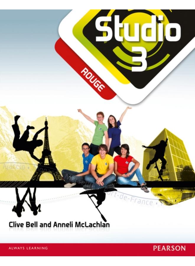 Studio 3 rouge Pupil Book (11-14 French) 