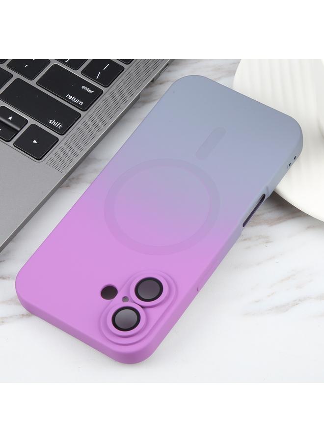 S-TOP Case For iPhone 16 Liquid TPU Silicone Gradient MagSafe Phone Case - Image 4
