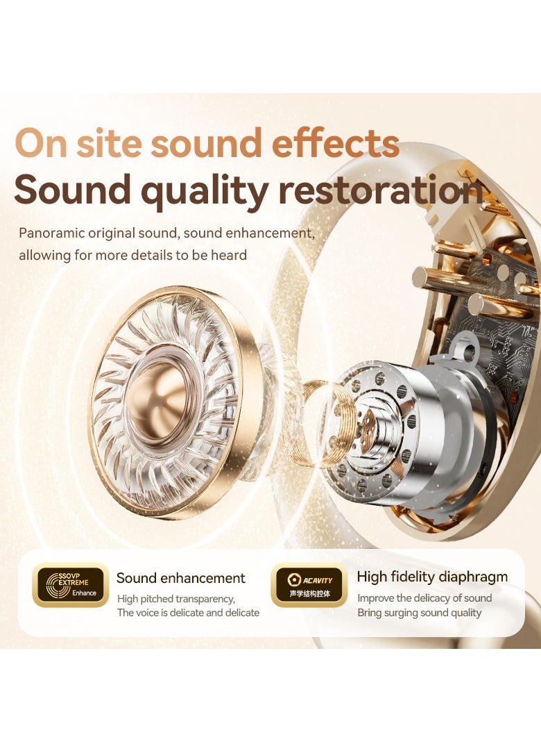 JBLTM Brand new original wireless Bluetooth translation headphones, wireless LED digital display headphones, OWS ear-hook style, electroplating process, suitable for Apple system, Android system, tablets, etc  - Image 4