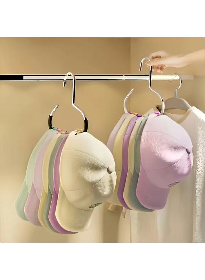 1pc Black Heavy Duty Hanging Hook Large Space Saving Organizer for Home Closet - Image 2