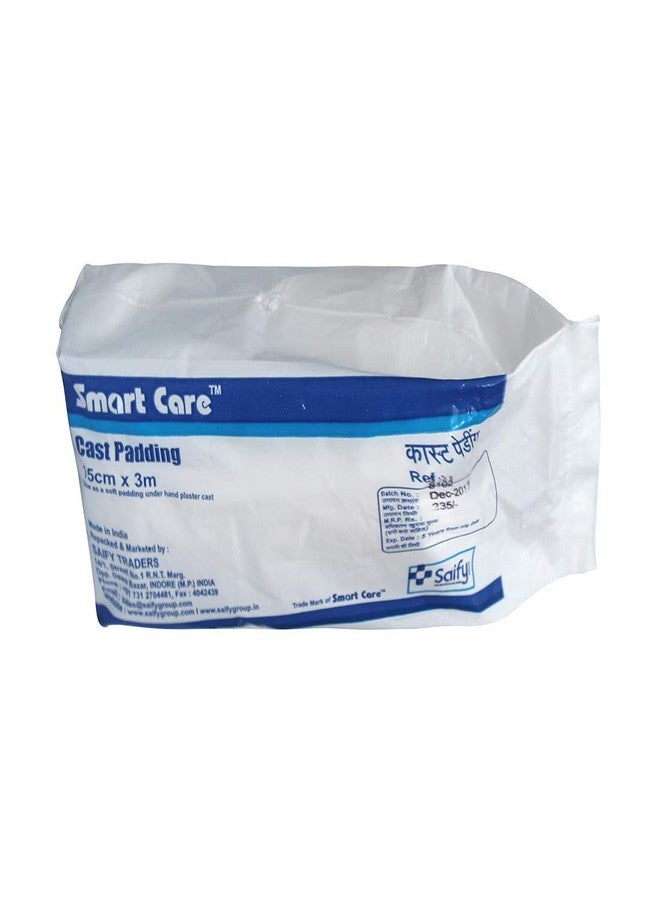 SmartCare Cast Padding 15 cm, 3 Meter (Pack of 12) - Premium White Cast Padding for Comfortable Healing - Image 2