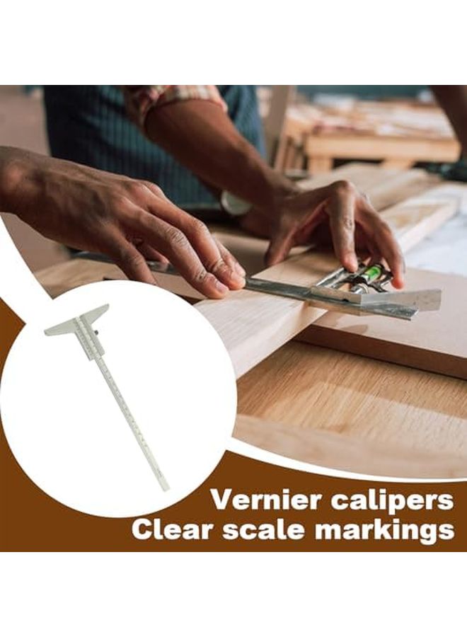 Silver Aluminum Alloy Vernier Caliper 0 200mm Precision Measurement Tool - Image 4