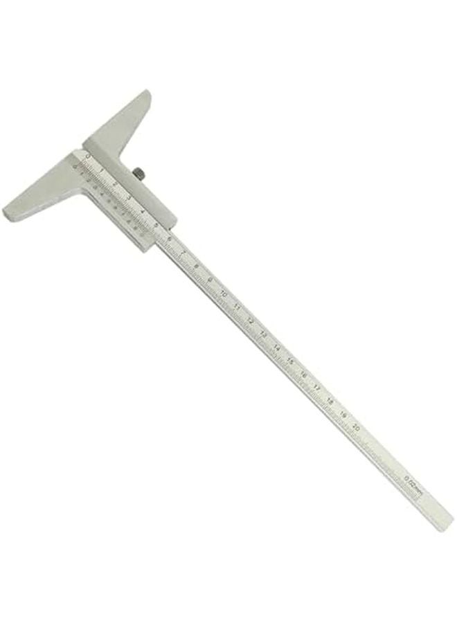 Silver Aluminum Alloy Vernier Caliper 0 200mm Precision Measurement Tool - Image 2