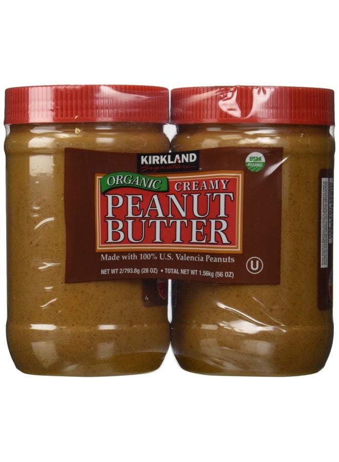 Kirkland Signature Organic Peanut Butter 2Count, 28 Oz