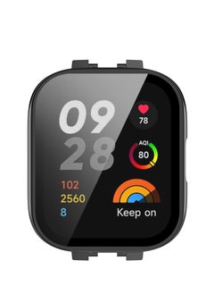 Generic Full Coverage Case with Screen Protector PC and Glass Protective Case Cover Compatible with Redmi Watch 3 Compatible with Mi Watch Lite3  - Image 5