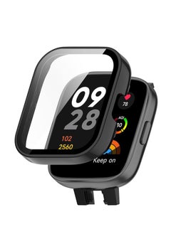 Generic Full Coverage Case with Screen Protector PC and Glass Protective Case Cover Compatible with Redmi Watch 3 Compatible with Mi Watch Lite3  - Image 3