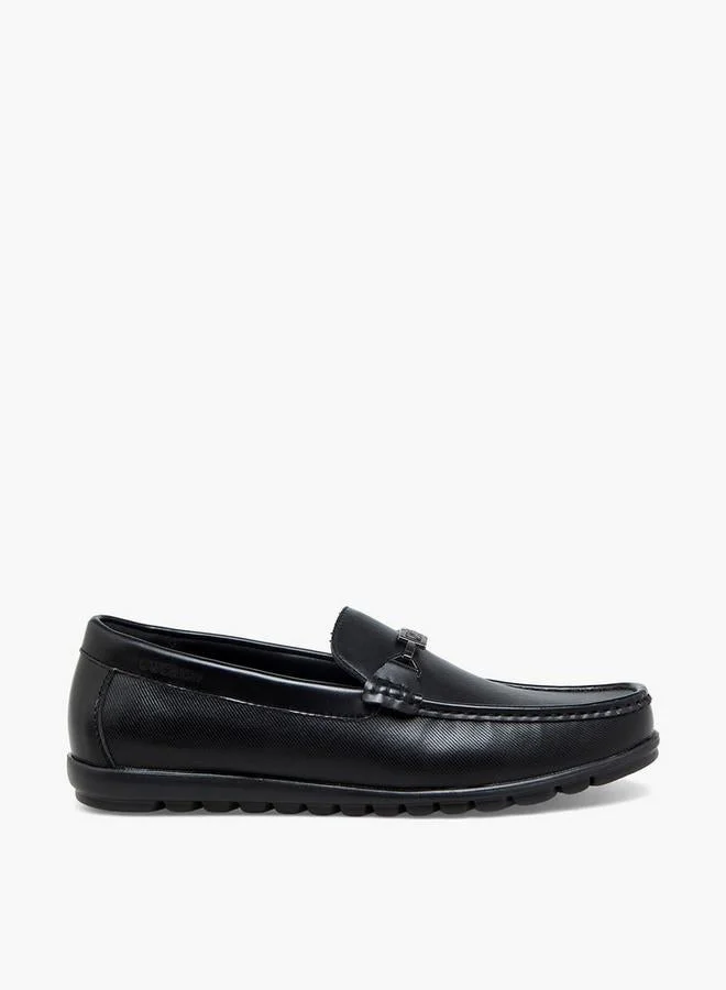 دوتشيني Men Metallic Accent Slip-On Loafers