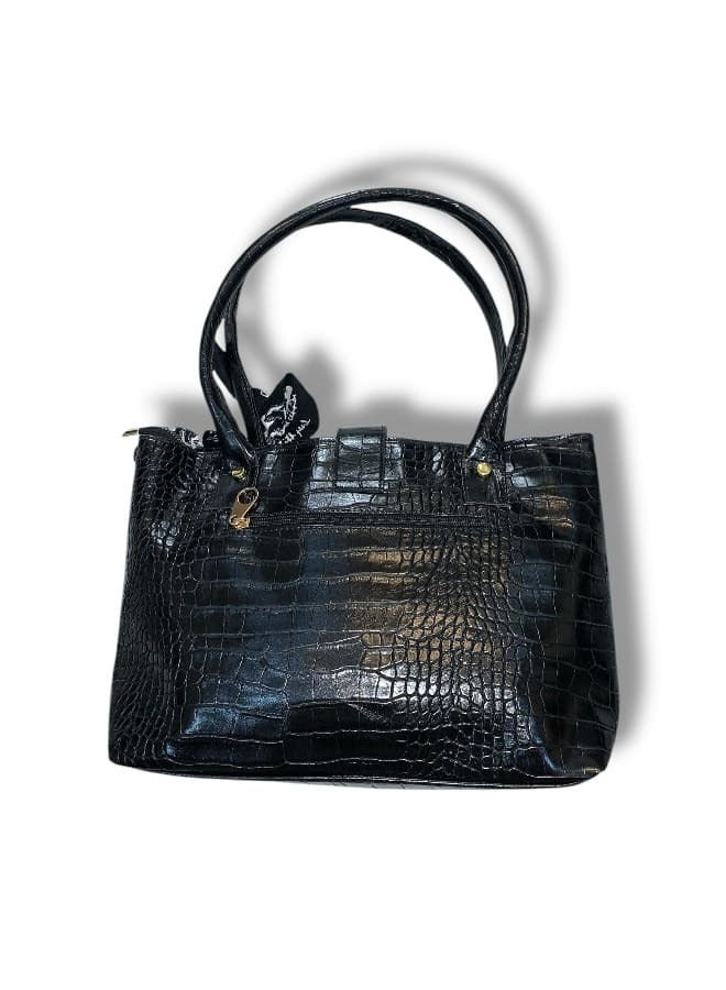 Luxurious Handbag Set with Elegant Textured Design - Image 3