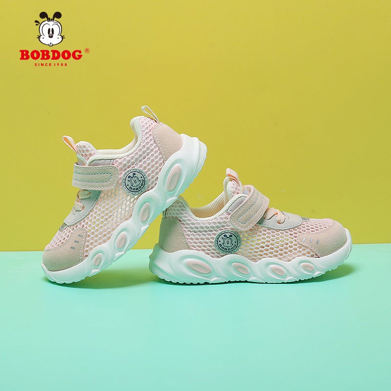 Babudou Baby Toddler Shoes Single Mesh Functional Sports Shoes For Boys And Girls 2024 Summer Breathable Kidsren'S Baby Shoes - Image 4