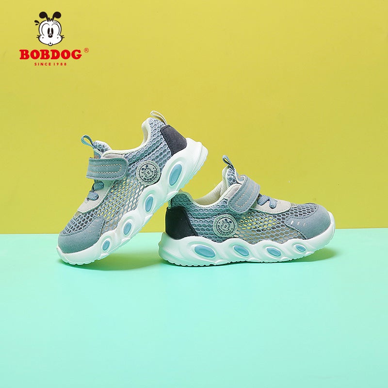Babudou Baby Toddler Shoes Single Mesh Functional Sports Shoes For Boys And Girls 2024 Summer Breathable Kidsren'S Baby Shoes - Image 5