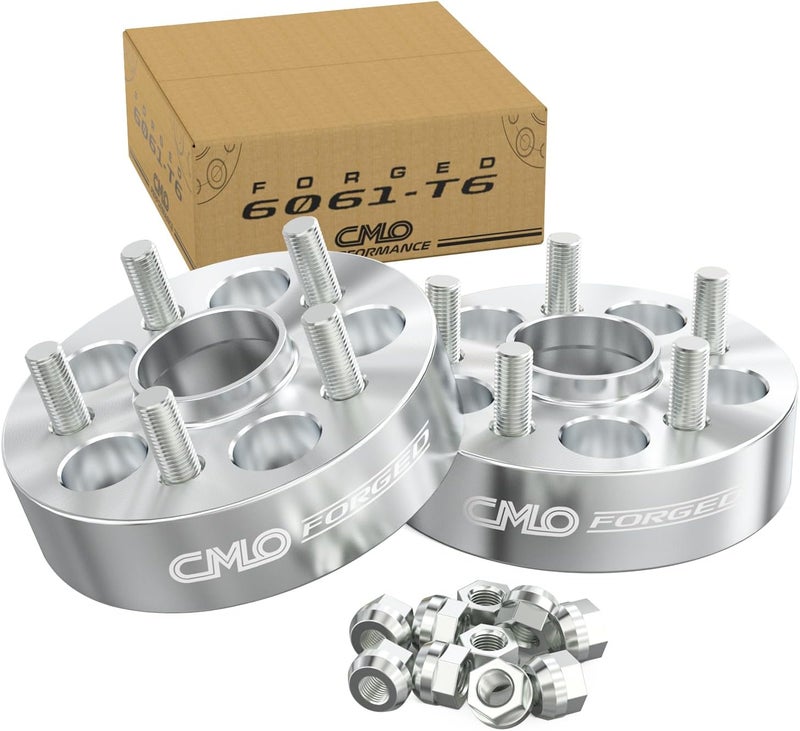 Customadeonly 2pcs HubCentric Wheel Spacers 5X120 | 64.1 mm CB | 14X1.5 Thread | 38mm - Image 1