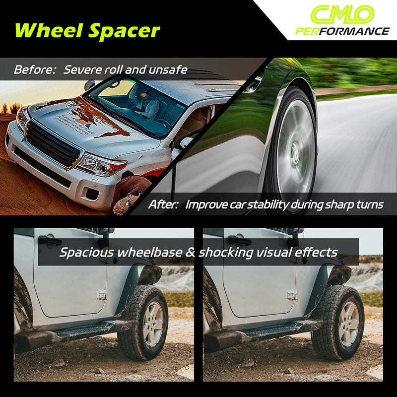 Customadeonly 2pcs HubCentric Wheel Spacers 5X120 | 64.1 mm CB | 14X1.5 Thread | 38mm - Image 3