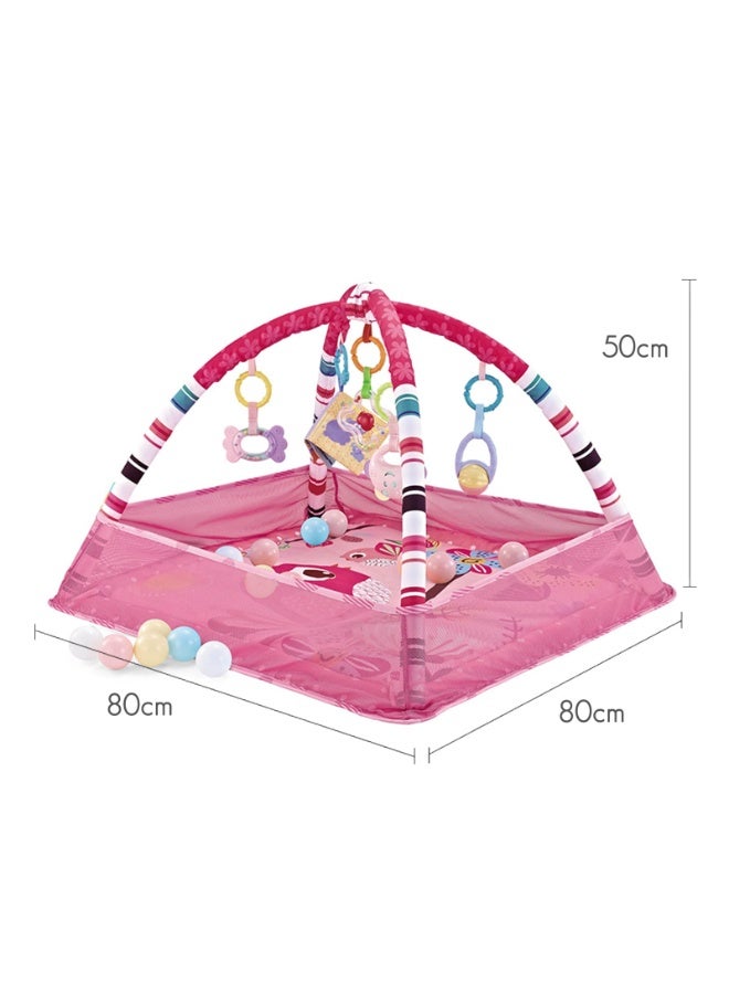 TAPIT Baby Play mat Activity Gym&Ball Pit Included 18 Balls with Detachable Toys Tummy Time Play Mat for Babies 0-12 Months - Image 4