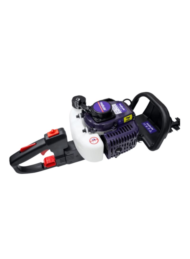 makute Powerful 26cc 2-Stroke Gasoline Hedge Trimmer – 0.75kW Engine, 7000 RPM Speed, 600mm Blade, Air-Cooled Petrol Cutter for Garden & Shrubs-QGT121-60  - Image 4