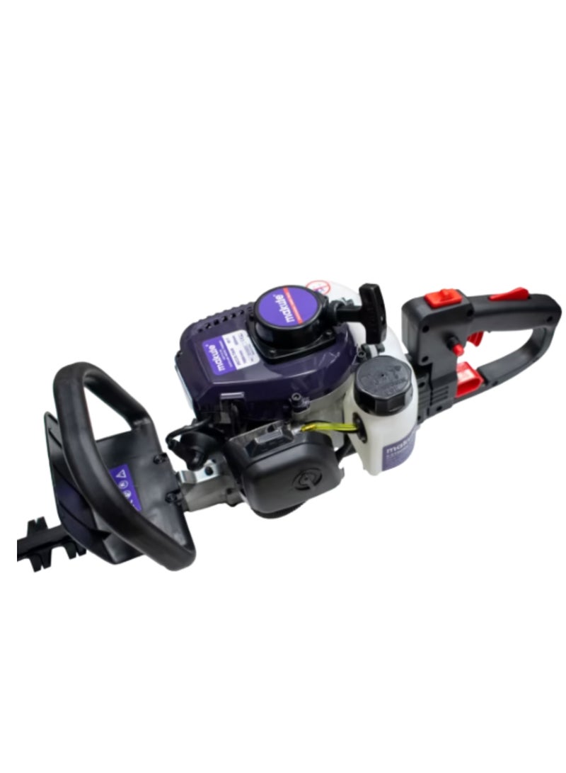 makute Powerful 26cc 2-Stroke Gasoline Hedge Trimmer – 0.75kW Engine, 7000 RPM Speed, 600mm Blade, Air-Cooled Petrol Cutter for Garden & Shrubs-QGT121-60  - Image 5