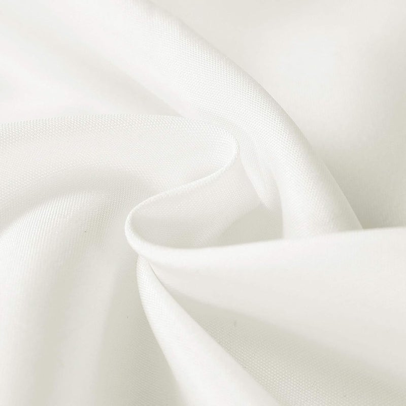 Cupuamon Rectangle Tablecloth 60x102 inch Washable Polyester Fabric Table Cloth for Wedding Party Dining Banquet Decoration（12 Pack 60x102, Ivory） - Image 4