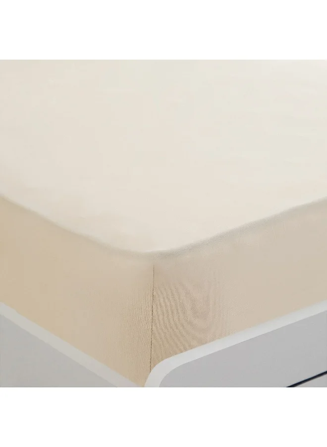 Home Box Essential Cotton Single Fitted Sheet - 90x200+36 cm