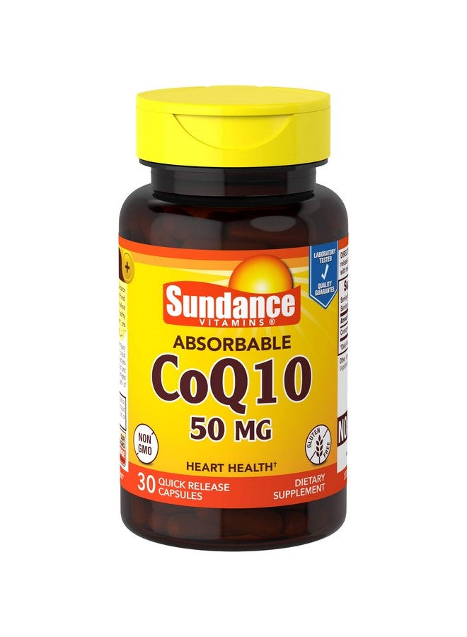 Sundance Co Q10 50 Mg Mineral Supplement 30 Count - Image 1