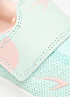 Dash Girls Textured Sports Shoes with Hook and Loop Closure  - Image 4