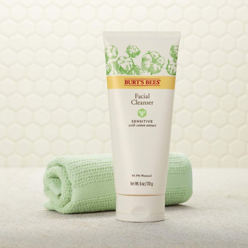 Burt's Bees Face Cleanser for Sensitive Skin, 6 Oz (Package May Vary) - Image 2