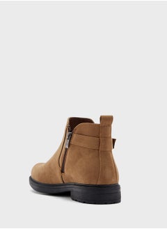 Robert Wood Suede Casual Chelsea Boots  - Image 3